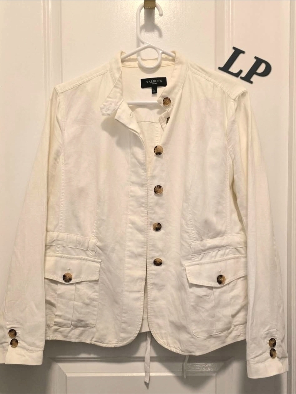 Talbots LP Spring Jacket, Linen-Cotton Blend, EUC